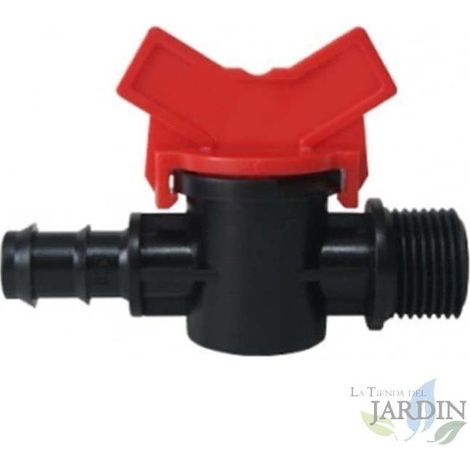 Rubinetto per irrigazione a goccia 16 mm x 1/2
