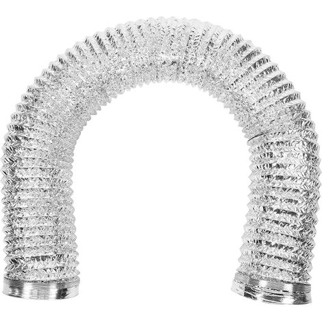 Tuyau Évacuation Climatiseur Mobile en Aluminium Résistant la Chaleur, Conduit Flexible Double Couche pour Système de Ventilation Solide et Extensible (1/5)