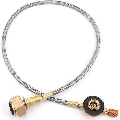 Adaptateur de tuyau pour bouteille de propane, connecteur de réservoir de propane, convertisseur de réservoir de gaz, pièce de rechange pour le camping en plein air, BR-Life (1/5)