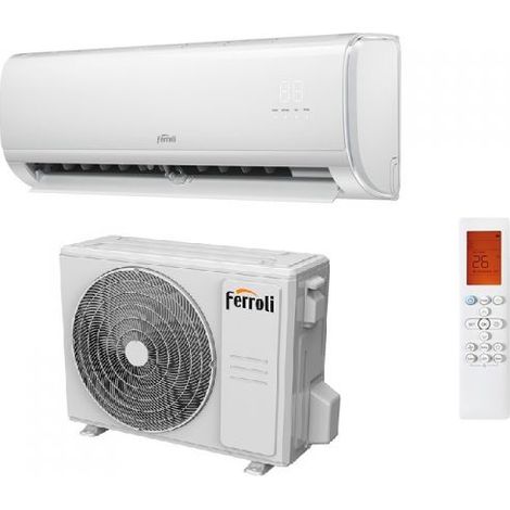 Ferroli – Climatiseur réversible 2,77 kW – Wifi – Silencieux – Classe A++/A+++ – Filtres BIO HEPA et charbon actif – Technologie Inverter DC (1/3)