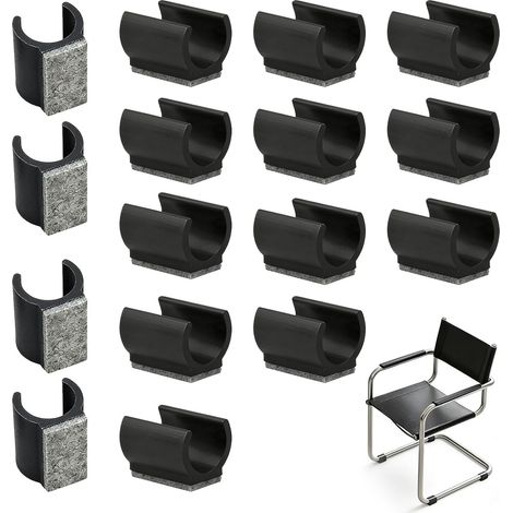 16 Rouleaux en Duvet pour Fauteuil à balançoires - Diamètre 24-25 mm - Protection Solide et Ultra-Forte - Convient aux fauteuils à Bras Suspendu (1/5)