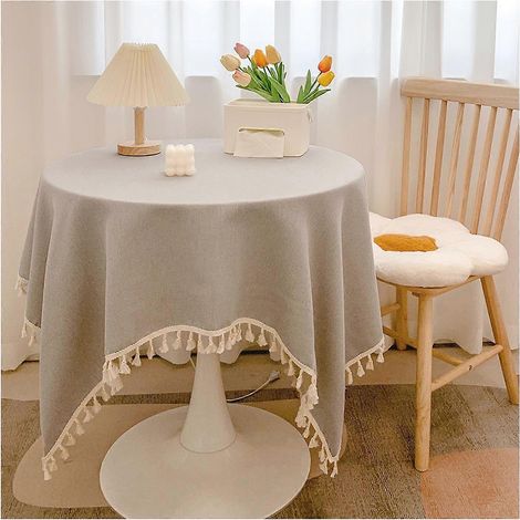 Nappe ronde pour la cuisine, la salle à manger, la maison, les fêtes, les mariages et les événements (1/5)
