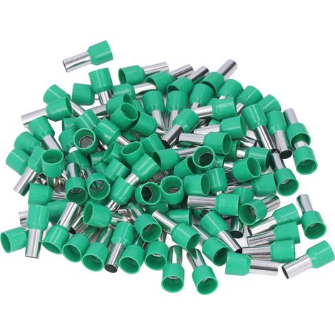 100 Stück isolierte Rundrohr-Crimpverbinder für AWG 6 Elektrokabel E16-12 (1/5)