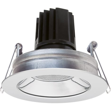 Empotrable techo SILVER Fixed Round IP30 DALI LED COB 10.60W 1317lm(1005lm) CRI90 2700K 38º Blanco