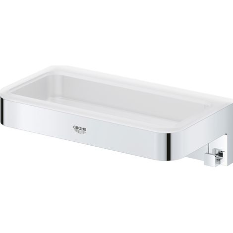 GROHE QuickFix - Start Cube - Cestello doccia - Finitura Cromata 41107000 (a vite o adesivo) (1/5)