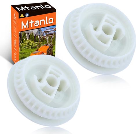 2 x Poulie de Lanceur pour Stihl BG45 BG46 BG55 BG65 BG85 BR45C BT45 SH55 HS86 Poulie de Lanceur à Rappel (1/5)