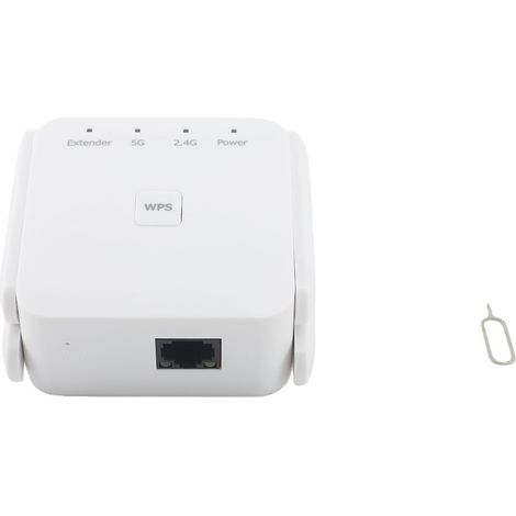 Dualband-WLAN-Repeater zur Wandmontage mit Signalverstärker für Schlafzimmer, Balkon, Keller, Badezimmer oder Büro (1/5)