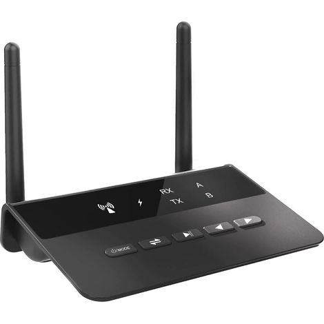 Émetteur-récepteur sans fil Bluetooth 5.2 NÖRDIC, convertisseur numérique-analogique Qualcomm aptX Adaptive aptX HD, entrée auxiliaire 3,5 mm et entrée RCA. (1/5)