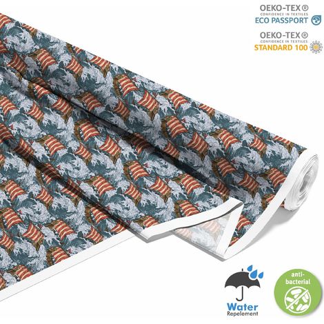 TESSUTI DECORATIVI PER ESTERNI OXFORD - Motivo Tempesta in mare I DX650 (1/5)