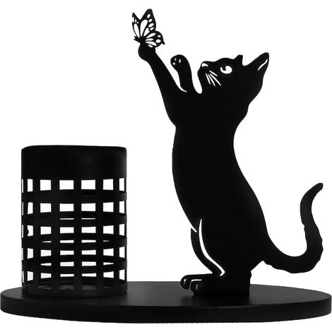 Aus Metall Katzen Bleistiftständer Make up (1/5)