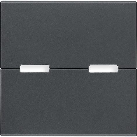 VIMAR - R20532.S Tasto 2M neutro puls. basculanti grigio