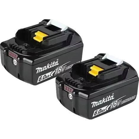 Batterie Lithium, Capacité 6Ah, Compatible avec Outils 18V, 2 PCS 6.0Ah, 18V-c (1/2)