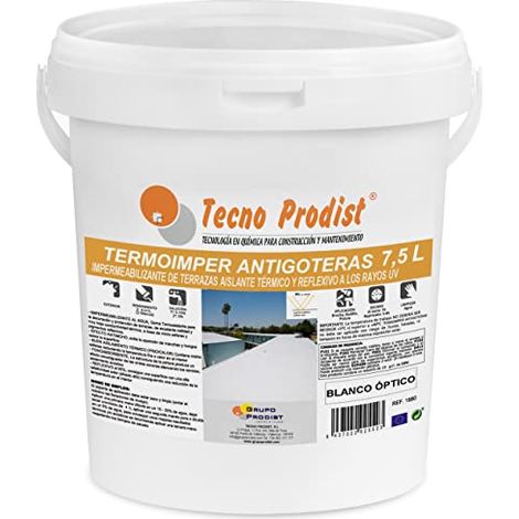 Tecno Prodist Termoimper Antigoteras - Impermeabilizante, aislante térmico terraza, frio y calor