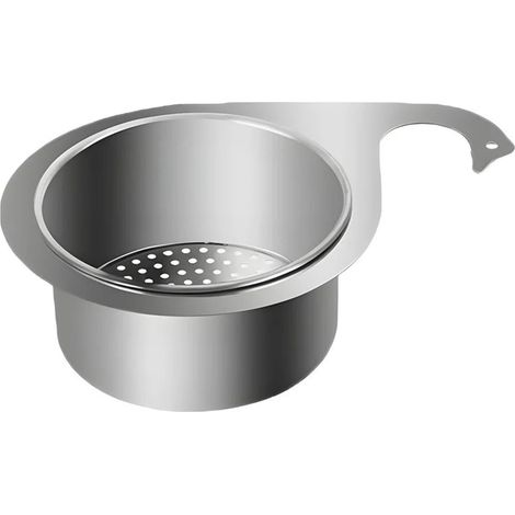 Panier Filtre Évier - Panier Égouttoir Cuisine En Acier Inoxydable - Design Cygne Pour Coin D'évier - Pour Légumes Restes Alimentaires - 1 Pièce (1/5)