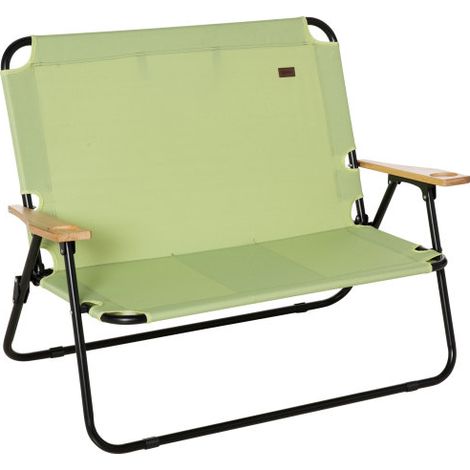 Chaise de camping, Cadeira de camping pliable dupla, idéal pour pique-nique ao ar livre e caminhadas., gain de place, meuble extérieur, design moderne