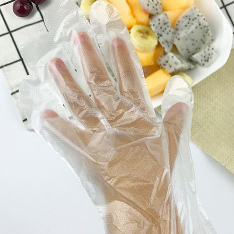 [Gants de cuisine enfant] Doublés PE Gants jetables enfants 100 pièces 6 à 12 ans Multifonction pour bricolage cuisine pâtisserie (1/4)