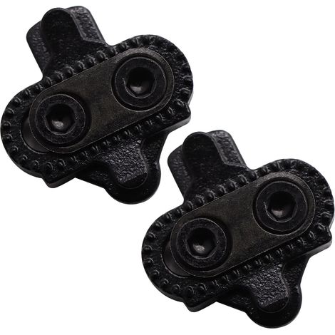 Calas de bicicleta compatibles con SH51 SPD: zapatillas de ciclismo sin clip diseñadas para hombre y mujer (2 pares/negras) (1/5)