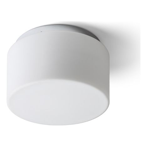 Plafoniera ARANA R 27 da soffitto  vetro opalino/cromo 230V E27 20W IP44