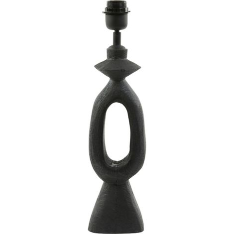 Light & Living - lampada da tavolo - Django - nero - legno - (1/3)