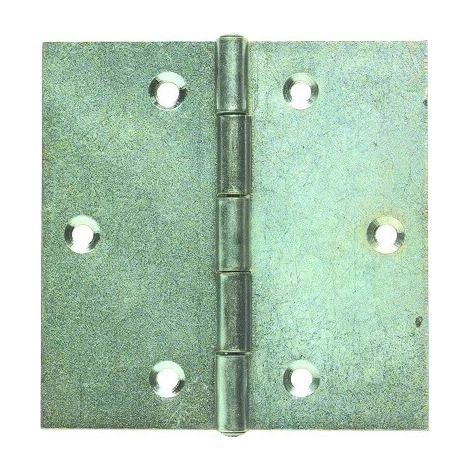 Charnière carré à nud roulé - axe inox Monin - 50 x 50 mm