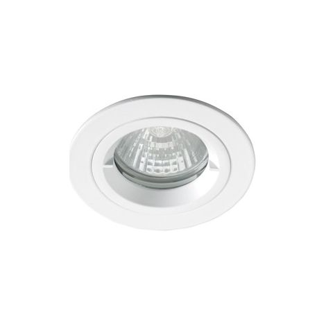 Spot BE BEST 1/4 de tour IP65 BBC GU10 rond fixe, blanc mat IP65 - EUROPOLE - 236514 (1/3)