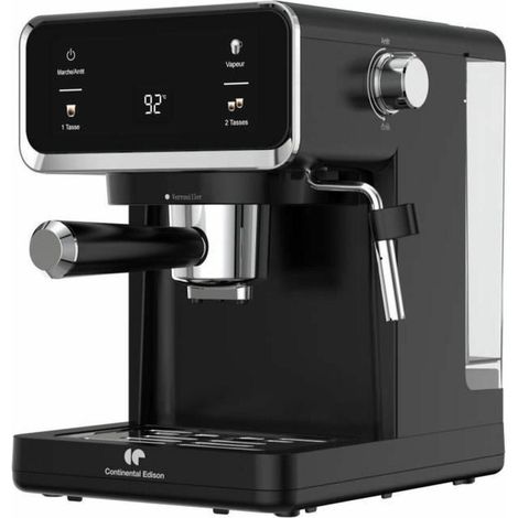 Continental Edison CEME19B Kaffeemaschine Schwarz 19 Bar