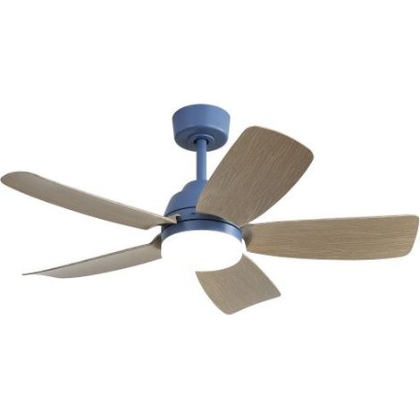 Ventilateur de plafond 42 pouces avec éclairage LED, 22 W, télécommande pour salon, salle à manger et bureau (1/5)
