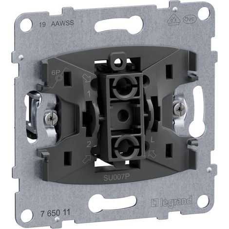 Schalter Legrand seano 765011 Wechslerkontakt 10A (1/5)