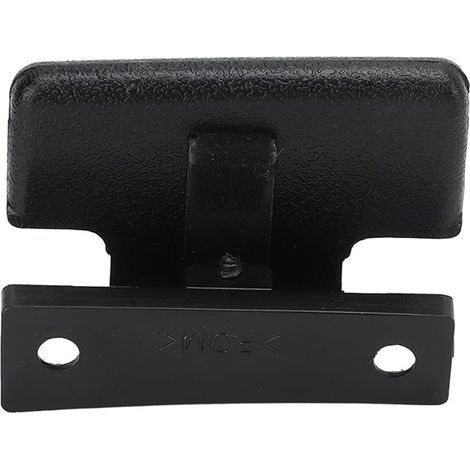 Cover of locking of box of armrest superior, switch to pressure MR532555, ABS plastic, Stable performance, replacement for Mitsubishi Montero black (1/5)