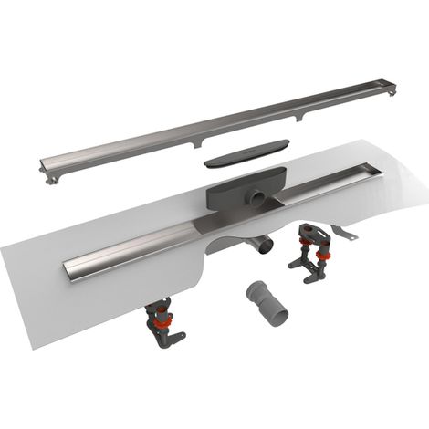 Easy Drain Compact caniveau carrelable FF ws 30mm 80cm simple