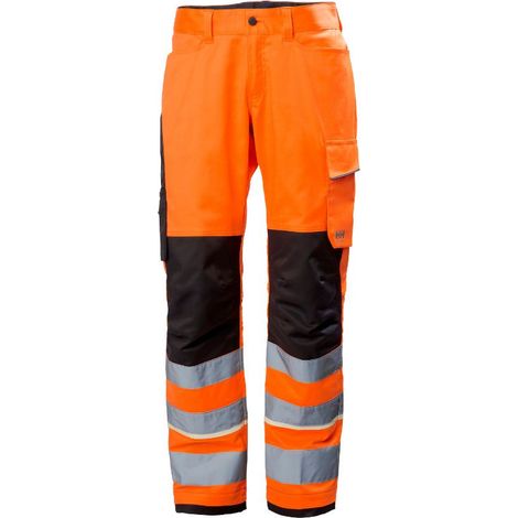 Pantalon de travail haute-visibilité classe 2 Uc-Me HELLY HANSEN 77514 - Orange / Noir - 40 - Jambes standards (1/5)