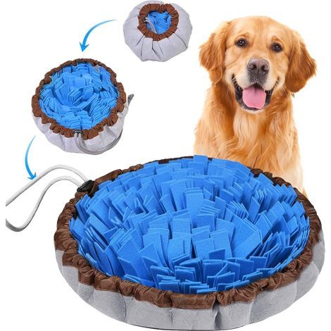 Dog Snuffle Mat, Washable and Reusable, Made of Durable Fabric with Non-Slip Backing, For Training and Play (1/5)