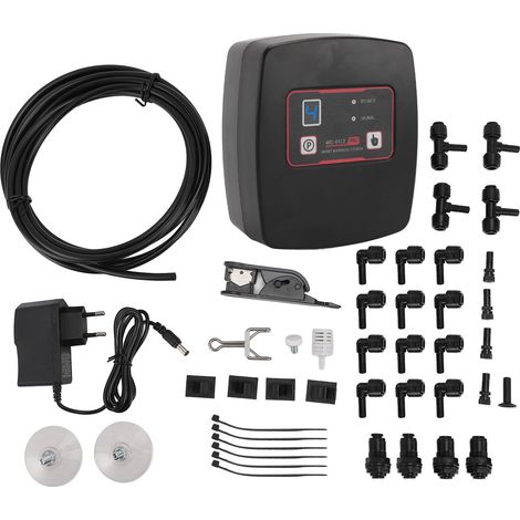 Système de brumisation pour reptiles Automatique avec minuterie 4 buses Contrôle WiFi Pression réglable Sécurisé (1/5)