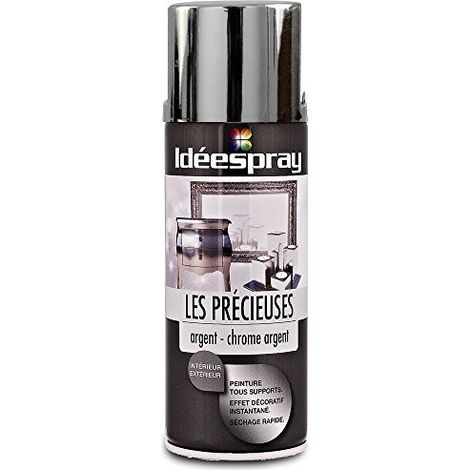 Bombe de peinture - ADEIA - Sinto Precieu - Argent chrome brillant - 400 ml - 0.418 kg