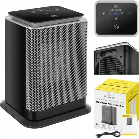 Termoventilatore da scrivania BERGEN PRO (1/5)