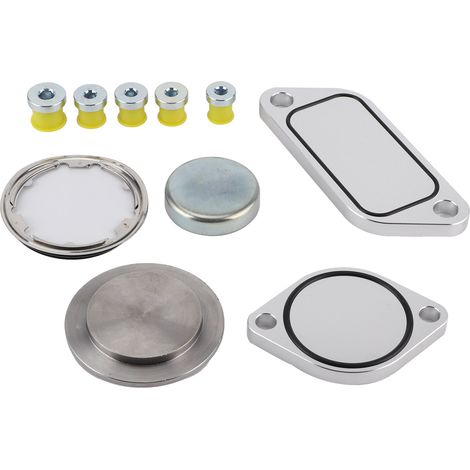Kit d'obturation EGR 5 joints en alliage d'aluminium et 5 bouchons en caoutchouc pour moteur ISX 15 CM2250 CM2350 (1/5)
