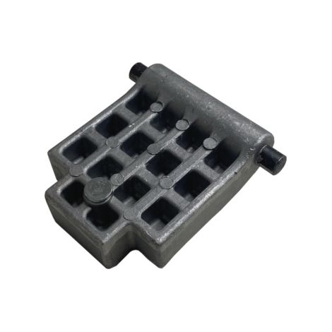 Gegenplatte Andruckplatte Bolzendurchmesser 10mm für Elektro-Gartenhäcksler uvm.