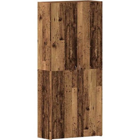Maison Exclusive - Mobile per scarpe Marrone 80 x 35.5 x 180 cm Legno multistrato