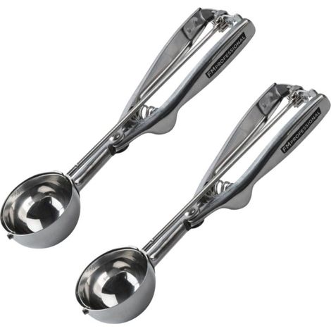 Ensemble de 2 Cuillères à glace en inox FM Professional Divers (1/4)