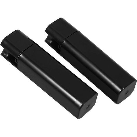 Embouts de cordon pour stores enrouleurs, poignées en plastique, compatibles avec les stores intérieurs, noir, lot de 2 (1/4)
