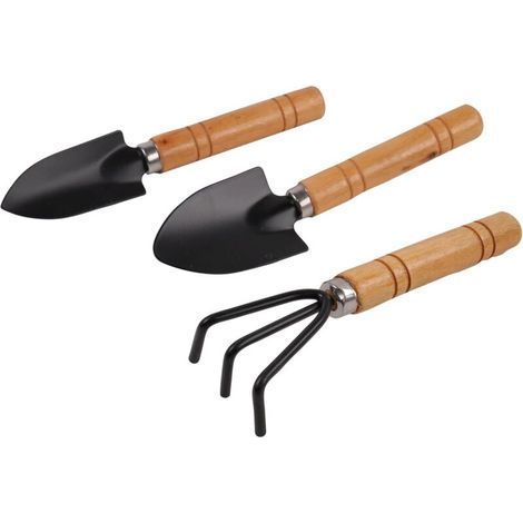 CSPARKV Set De 3 Outils De Jardinage pour Enfant - Outils de Jardinage - 170540 - Métal - Jardin - Nature - Plante - Fleurs - Jeu pour Enfant - À Partir de 3 Ans (1/3)