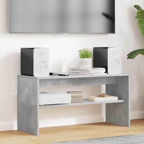 TV-Schränk Beton Grau 80 x 30 x 40 cm Holzwerkstoff