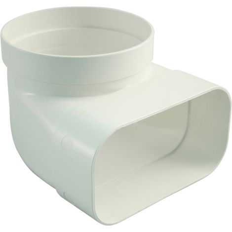 raccordo, tubo per collegamento con diametro da 125 - colore bianco.
