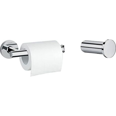 Toilettenpapierhalter aus Chrom fürs Badezimmer (1/4)