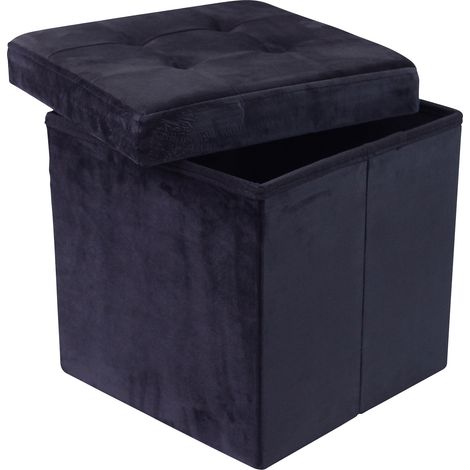KATI - pouf quadrato in velluto (1/4)