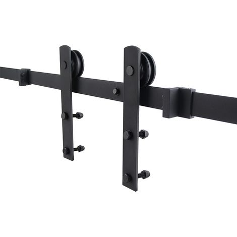 200cm Porte coulissante Perlan Système porte coulissante Rail de suspension de porte (1/5)