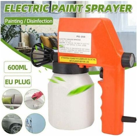 Pistolet peinture pulvérisateur électrique - 600 ml - Ménage Mini électrique - Pulvérisateur mur vernis désinfection nettoyage Coxolo (1/5)