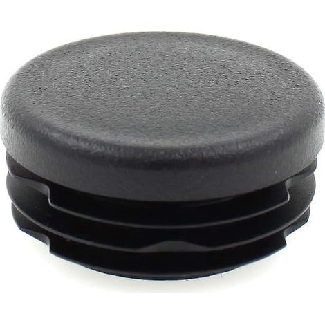 16 Pices - Bouchons Embouts Rondes Nervurs Pour Pieds Tubulaires De Meubles, Tables & Chaises (25mm) (1/5)