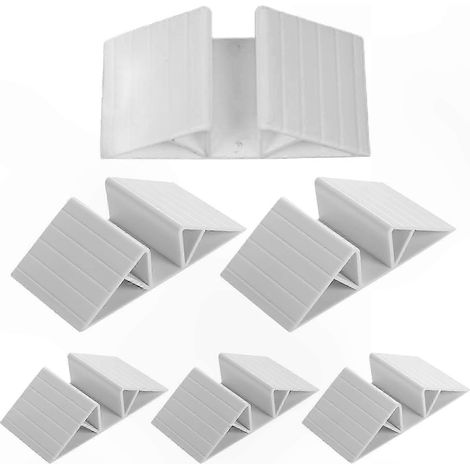 Pieds de support pour clôtures et portails d'isolation, base stable pour enclos, lot de supports de fixation pour barrières de séparation, accessoires de montage pour grillages et portillons. (1/5)