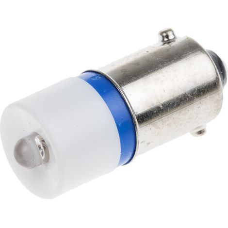 Voyant à LED Bleu, culot BA9S, 6V c.a. / V c.c. ( Prix pour 1 )